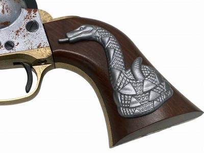 [東京マルイ] エアリボルバー プロ M1851 NAVY エアガン HWS 特別刻印入 ウェザリングカスタム (未使用)サブ画像へ9