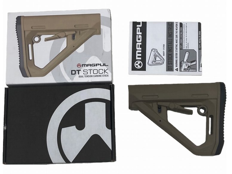 [MAGPUL実物] DT ストック / DUAL TENSION CARBINE STOCK FDEカラー (未使用)