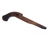 [MULE] KTW フリントロック・ピストル用 チェッカー木製ストック DX .Ver (中古)