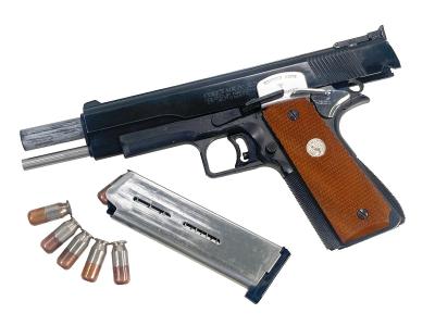 [MGC] コルト ゴールドカップ ナショナルマッチ ロングスライド 6インチ カスタム モデルガン 割れあり 動作可 (訳あり)サブ画像へ8