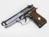 [マルシン] ベレッタM92F 9mm Semiautomatic Pistol/ダミーカートモデル メッキ加工 木製グリップ装備 (中古)