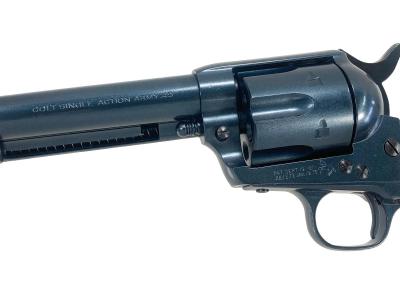 [タナカ] コルト SAA D.C シビリアン 4インチHW ペガサスガスガン ブルーイング 木製グリップカスタム (中古)サブ画像へ7
