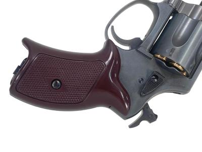 [マルシン] ポリスリボルバー 3インチ 77ミリ銃身 エクセレントHW プラグリップ仕様 Xカートリッジ 6mmBB ガスリボルバー (中古)サブ画像へ5