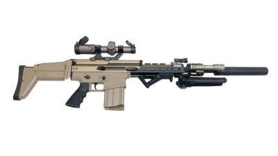 WE] FN HARSTAL SCAR-H オープンボルト ガスブローバック TAN マーク
