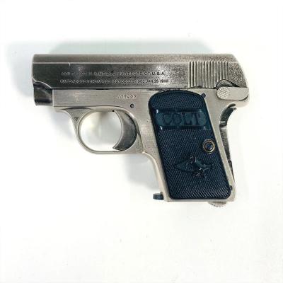 [コクサイ] コルト ポケット.25オート ブローバックモデルガン メタルフィニッシュ メッキ剥がれ大 (訳あり)サブ画像へ1