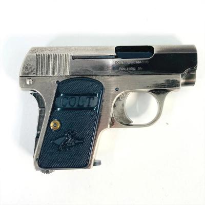 [コクサイ] コルト ポケット.25オート ブローバックモデルガン メタルフィニッシュ メッキ剥がれ大 (訳あり)サブ画像へ2