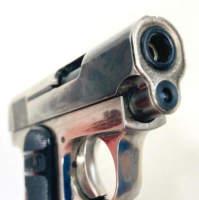 [コクサイ] コルト ポケット.25オート ブローバックモデルガン メタルフィニッシュ メッキ剥がれ大 (訳あり)サブ画像へ4