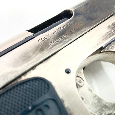 [コクサイ] コルト ポケット.25オート ブローバックモデルガン メタルフィニッシュ メッキ剥がれ大 (訳あり)サブ画像へ7