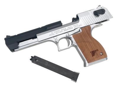 [東京マルイ] デザートイーグル.50AE ハードキック ガスブローバック 塗装&木製グリップカスタム フレームクラック有 (中古)サブ画像へ7