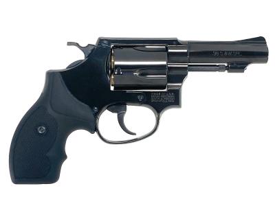 [マルシン] S&W M36 チーフスペシャル 6mmXカートリッジ WディープブラックABS 3インチ プラグリップ仕様 (中古)サブ画像へ2