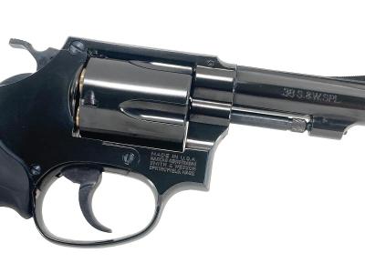 [マルシン] S&W M36 チーフスペシャル 6mmXカートリッジ WディープブラックABS 3インチ プラグリップ仕様 (中古)サブ画像へ4