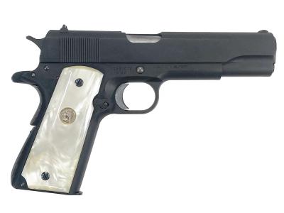 [MGC] M1911 ガバメント HW 発火モデルガン AJAXパールグリップカスタム (中古)サブ画像へ1