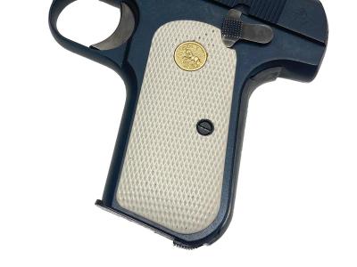 [MGC] コルト .32 オートマチック HW CPカートリッジ 発火モデルガン トリガーバー不良 ブルーイング/グリップ塗装カスタム (ジャンク)サブ画像へ5