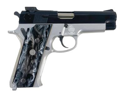 [MGC] S&W M59 フレームシルバー 発火モデルガンセミオート不良 サイト/グリップカスタム (訳あり)サブ画像へ2