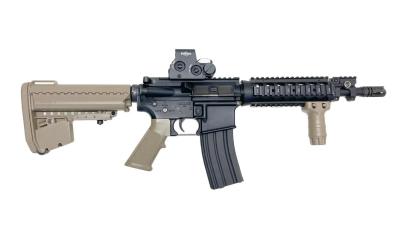 [東京マルイ] M4 CQB-R FDE/フラットダークアース 次世代電動ガン ダットサイト＆ガンケース付 (中古)サブ画像へ2