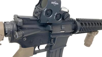[東京マルイ] M4 CQB-R FDE/フラットダークアース 次世代電動ガン ダットサイト＆ガンケース付 (中古)サブ画像へ4