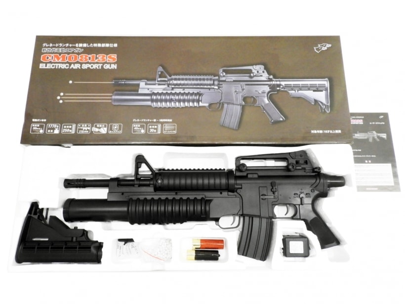 [ダブルイーグル] M4A1&M203 電動ガンフルセット CM0813S (新品)