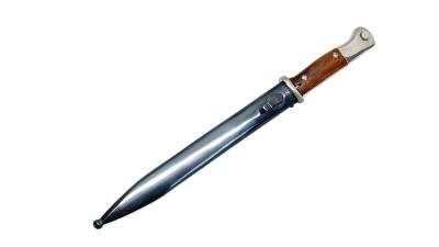 [WINDLASS] モーゼル kar98k銃剣 皮剣差付 シルバー (中古)サブ画像へ1