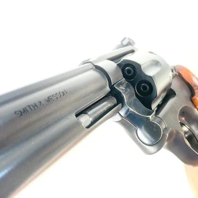 [コクサイ] S&W M586 .357マグナム 6インチ HW 発火モデルガン No.95 マット塗装＆S&W純正ゴンカロ・アルベスグリップカスタム (中古)サブ画像へ6