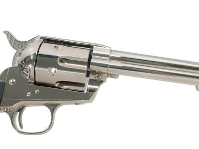[タナカ] コルト SAA.45 D.C 5-1/2インチ アーティラリー ニッケルフィニッシュ (中古)サブ画像へ4