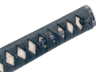 [メーカー不明] 模造刀 居合練習刀 アルミ刀身 混合刃文 鶴丸鍔 (中古)サブ画像へ1