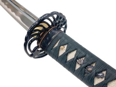 [メーカー不明] 模造刀 居合練習刀 アルミ刀身 混合刃文 鶴丸鍔 (中古)サブ画像へ2