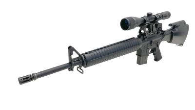 [東京マルイ] コルト M16 ゴルゴ13 カスタムモデル スタンダード電動ガン アルミGUNケース ポスター セット チークパッドラバーコート除去済 (中古)サブ画像へ1