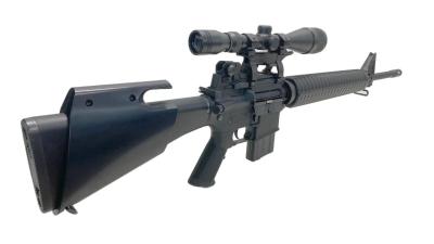 [東京マルイ] コルト M16 ゴルゴ13 カスタムモデル スタンダード電動ガン アルミGUNケース ポスター セット チークパッドラバーコート除去済 (中古)サブ画像へ2