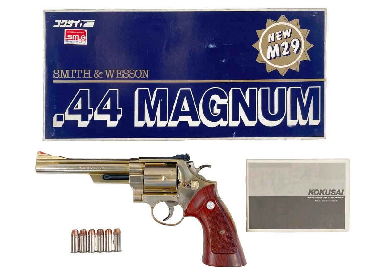 [コクサイ] NEW S&W M29 .44マグナム 6インチ NO.17 金属モデルガン 木製グリップカスタム (中古)