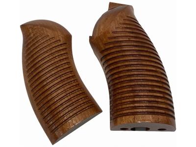 [HWS] 二十六年式拳銃 グルーブド木製グリップ (中古)サブ画像へ1
