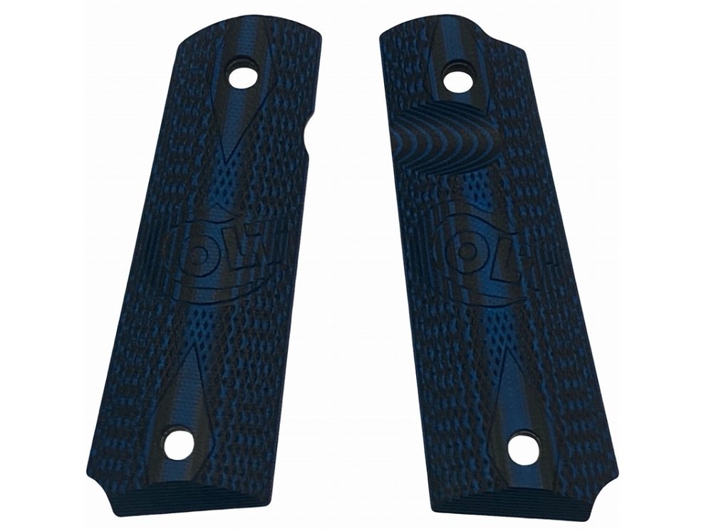 [Vz Grips] COLTロゴ入 1911 ダブルダイヤモンド G10グリップ ブルー 実物グリップ (中古)