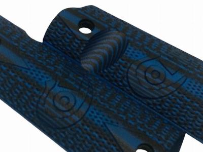 [Vz Grips] COLTロゴ入 1911 ダブルダイヤモンド G10グリップ ブルー 実物グリップ (中古)サブ画像へ2