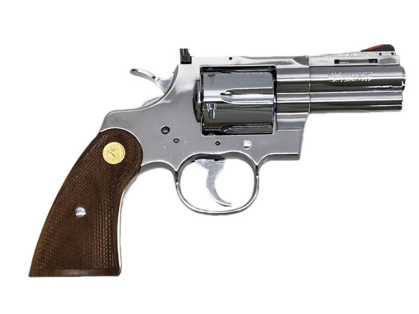 タナカ] S&W M29 6.5インチ トワイライトクローム 木製グリップ