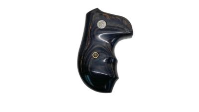 [アルタモント] S&W Jフレーム用 スムース 木製グリップ ラウンドバット O/S F/G シルバーブラック (中古)サブ画像へ1
