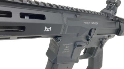 [ダブルイーグル] Honey Badger by Q SBR メタルハンドガード 【Kestrel V2搭載】 電動ガン M904N BK (中古)サブ画像へ5