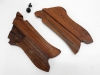 [MGC] ルガーP08用 ルガーカービン木製ストック /木製グリップ/マガジン セット (中古)