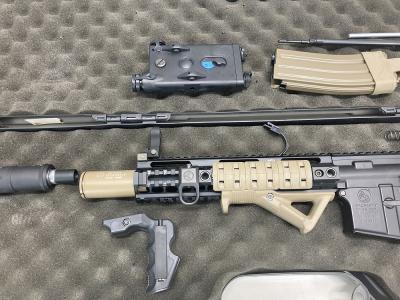 [東京マルイ] M4 CQB-R ブラック 次世代電動ガン ジャンクパーツ　カスタム　PLANOケースセット (ジャンク)サブ画像へ2