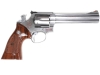 [マルシン] S&W M686 .357マグナム 6インチ シルバー ABS 発火モデルガン グリップカスタム 刻印レッド (中古)