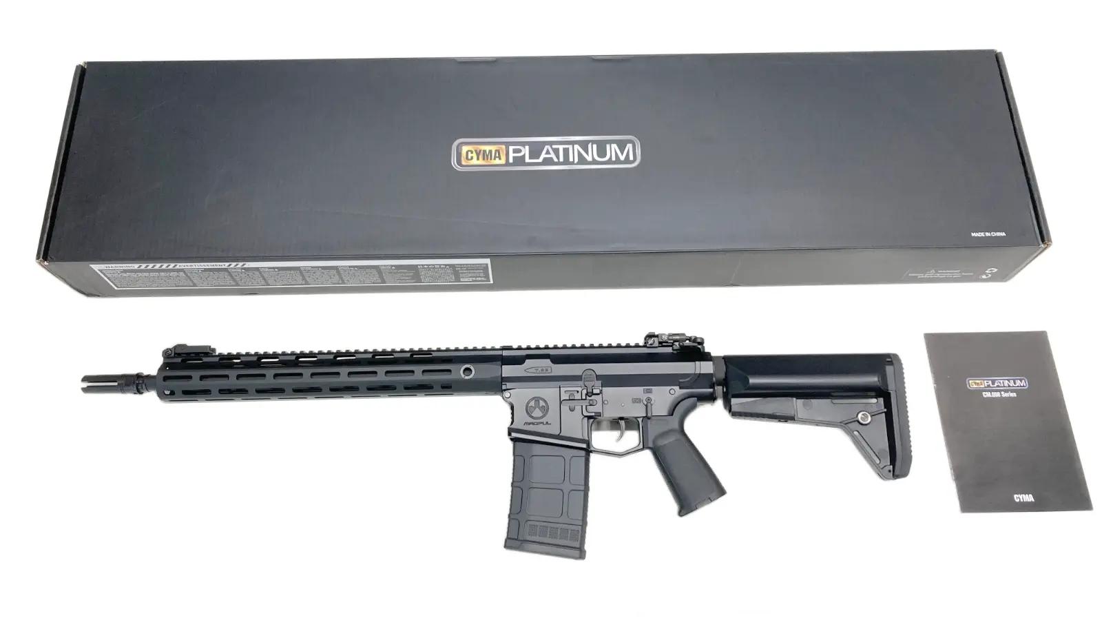 [CYMA] AR10 M-Style URX4-M 14.5インチ 電子トリガー搭載 フルメタル電動ガン CME098A (中古)