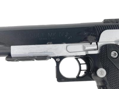 [WA] ハイキャパシティ.45 アイアンマッチ ガスブローバック 塗装/レイルカスタム マガジンガス漏れ (訳あり)サブ画像へ3