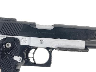 [WA] ハイキャパシティ.45 アイアンマッチ ガスブローバック 塗装/レイルカスタム マガジンガス漏れ (訳あり)サブ画像へ4