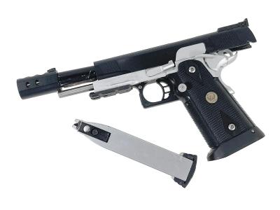 [WA] ハイキャパシティ.45 アイアンマッチ ガスブローバック 塗装/レイルカスタム マガジンガス漏れ (訳あり)サブ画像へ7