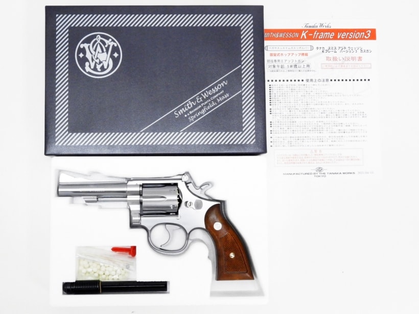 [タナカ] S&W M67 コンバットマスターピース 4インチ ver3 ガスリボルバー (中古)