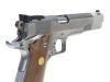 [WA] ブラウンコンポ.45 オールシルバー ABS センターファイアリングシステム 発火モデルガン GM5 (未発火)