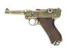 [MGC] ルガーP08 4インチ 金属モデルガン 木製グリップカスタム (中古)
