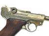 [MGC] ルガーP08 4インチ 金属モデルガン 木製グリップカスタム (中古)