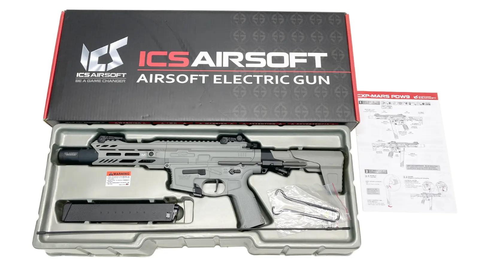 [ICS] CXP-MARS PDW9 S3 電動ガン ナルドグレー ICS-420S3-1 (中古)