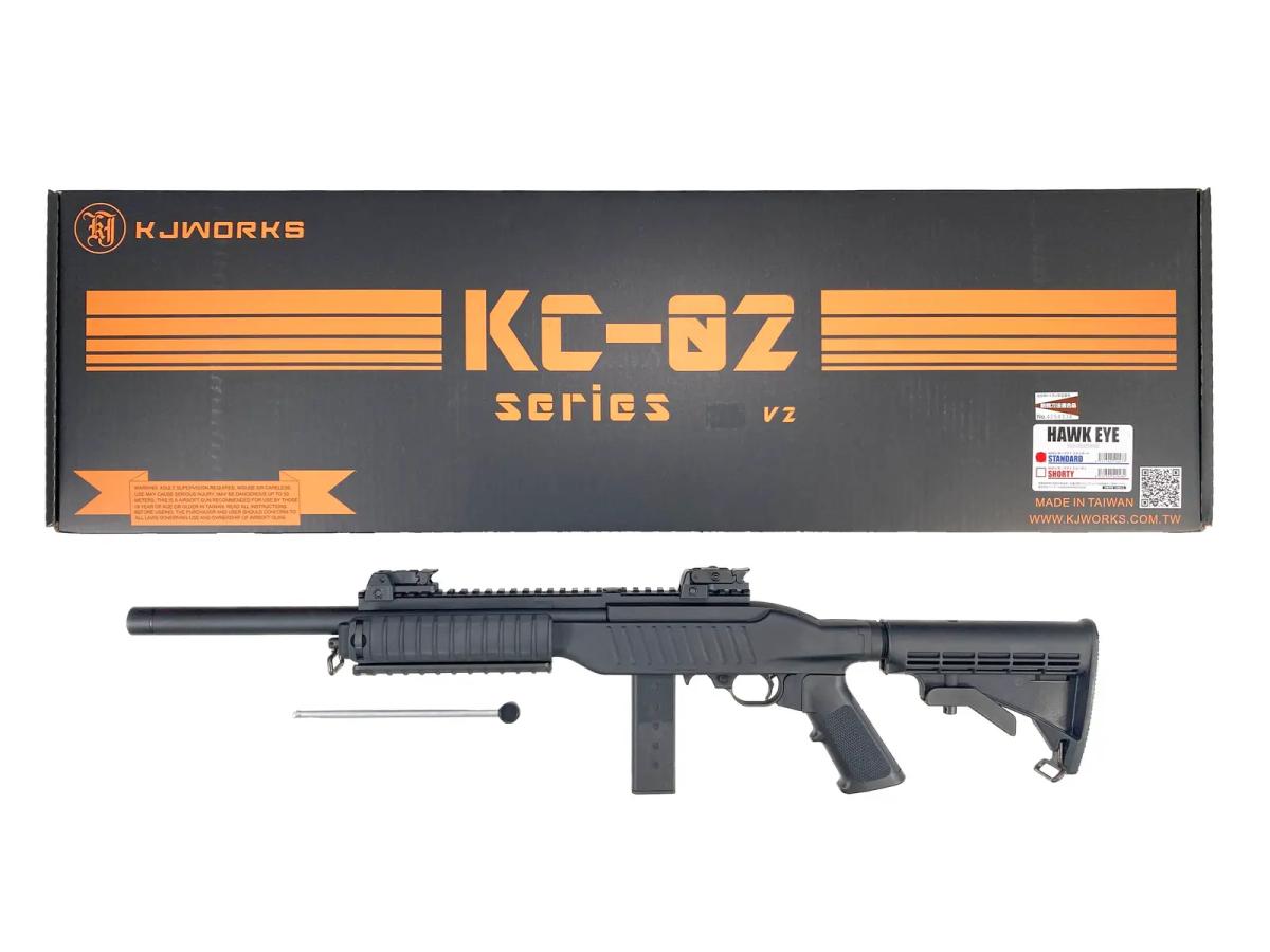 [KJ WORKS] ホークアイ セミオートマチック ガスブローバックライフル スタンダード KG02 26/07以降ロット (新品)