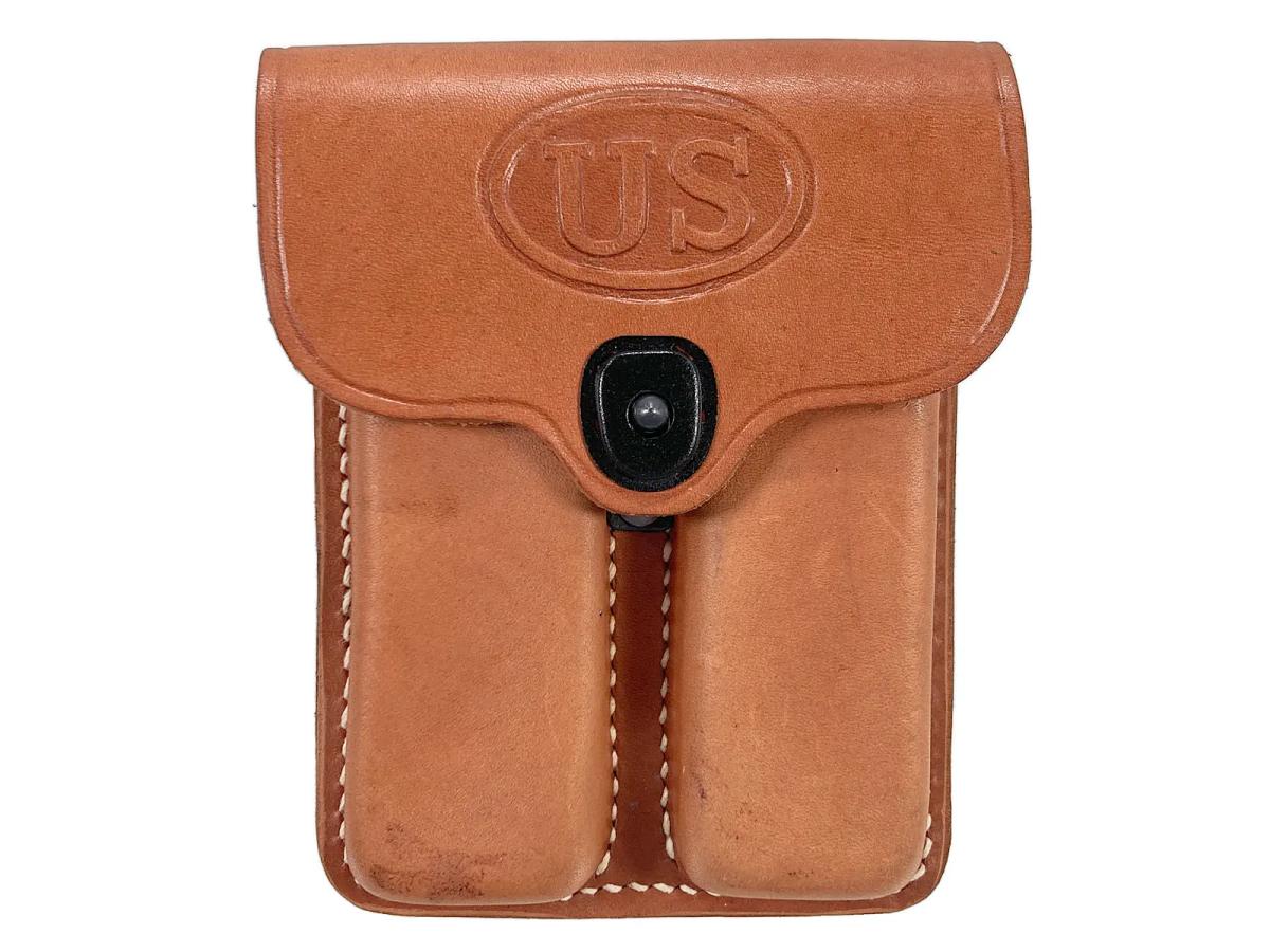 [Paul Saddlery] ダブルマガジンポーチ 1942年 1911用 (中古)
