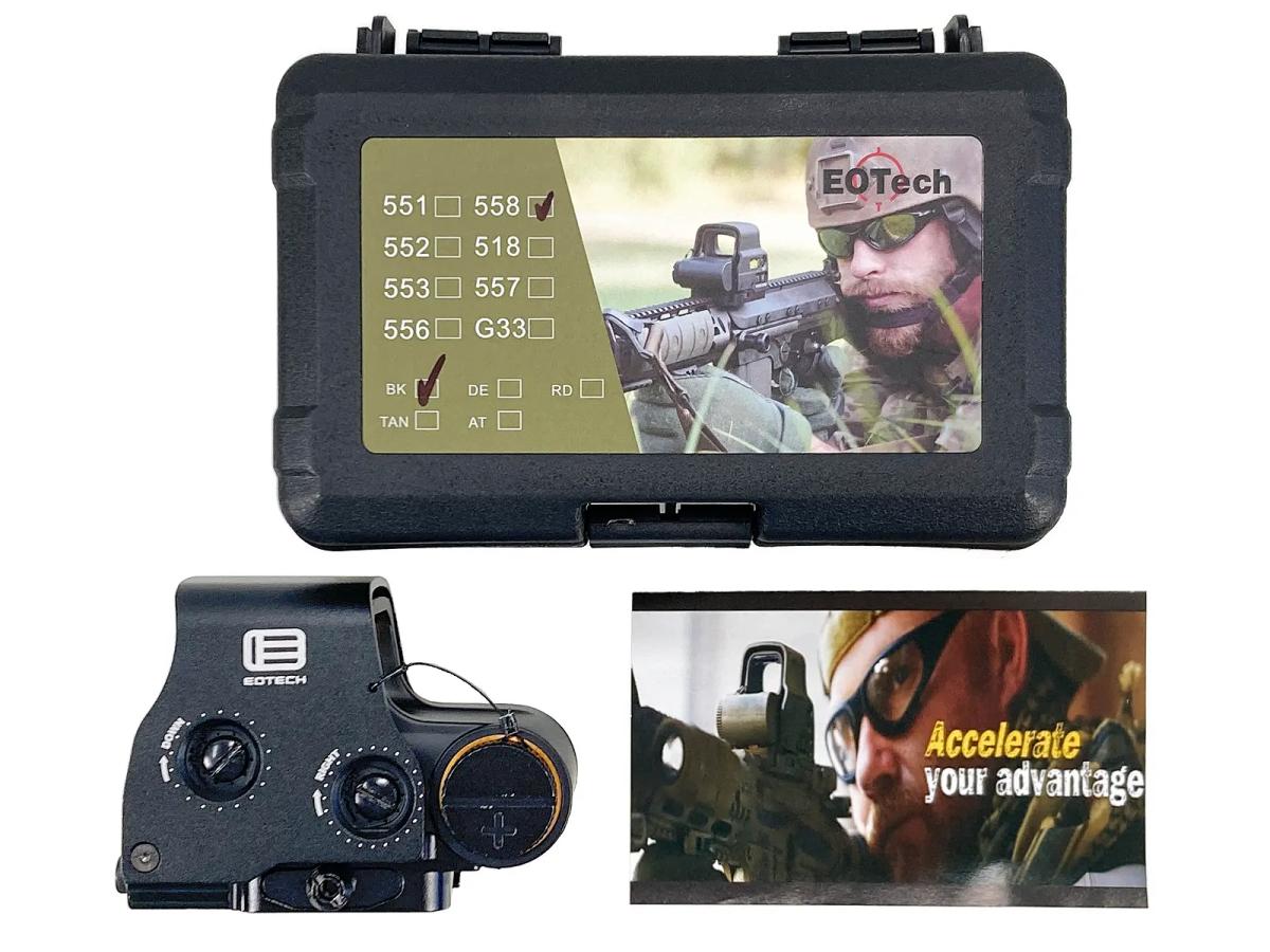 [NB] EOTech 558タイプ ホロサイト BK レッドドット グリーンレティクル点灯不可 (訳あり)